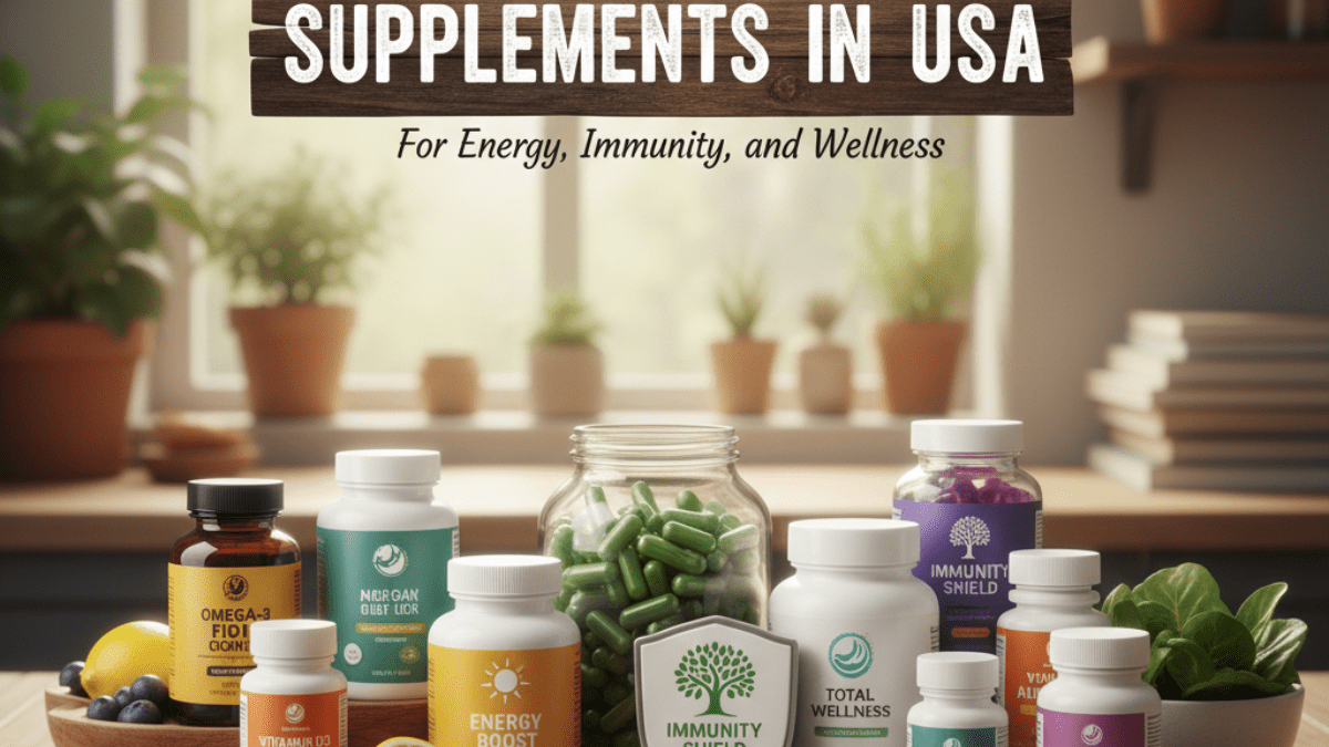 The Best Healthy Supplements in the USA for Energy, Immunity, and Wellness