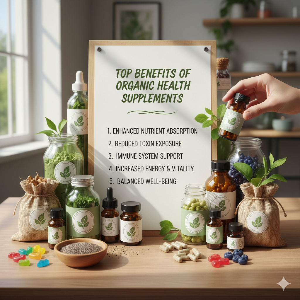 Top Benefits of Organic Health Supplements